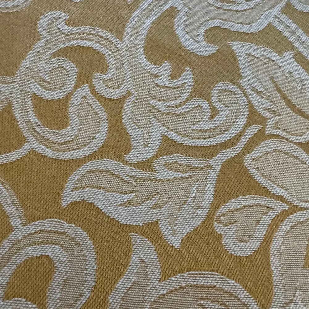 Lenox Eternal Placemats Gold White Brocade Baroque Damask Lot of 8 13x19 Holiday